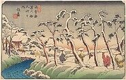 Itabana, Keisai Eisen  Japanese, Woodblock print; ink and color on paper, Japan