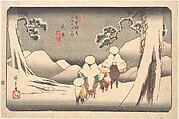 Ōi, Utagawa Hiroshige  Japanese, Woodblock print; ink and color on paper, Japan