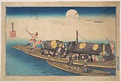 Yodogawa, Utagawa Hiroshige Japanese, Woodblock print; ink and color on paper, Japan