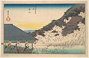 Kiyomizu Temple (Kiyomizu), from the series Famous Views of Kyoto (Kyōto meisho no uchi), Utagawa Hiroshige  Japanese, Woodblock print; ink and color on paper, Japan