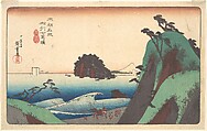 Soshu, Shichi-ri ga Hama, Utagawa Hiroshige Japanese, Woodblock print; ink and color on paper, Japan
