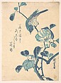 Camellia and Bird, Utagawa Hiroshige  Japanese, Woodblock print; ink and color on paper, Japan