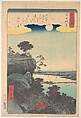 The Autumn Moon on Ishiyama, Utagawa Hiroshige  Japanese, Woodblock print; ink and color on paper, Japan