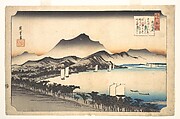 Clearing Weather at Awazu, Utagawa Hiroshige  Japanese, Woodblock print; ink and color on paper, Japan