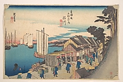 Shinagawa; Shoko Detachi, Utagawa Hiroshige Japanese, Woodblock print; ink and color on paper, Japan
