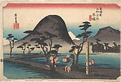 Hiratsuka; Nawate Do, Utagawa Hiroshige  Japanese, Woodblock print; ink and color on paper, Japan