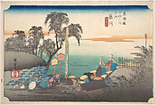 Fujikawa, Bo Bana, Utagawa Hiroshige Japanese, Woodblock print; ink and color on paper, Japan