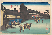 Narumi, Meibutsu Arimatsu Shibori, Utagawa Hiroshige  Japanese, Woodblock print; ink and color on paper, Japan