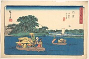 Kawasaki, Utagawa Hiroshige  Japanese, Woodblock print; ink and color on paper, Japan