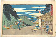 Okabe, Utagawa Hiroshige  Japanese, Woodblock print; ink and color on paper, Japan