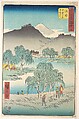 Goyu, Utagawa Hiroshige  Japanese, Woodblock print; ink and color on paper, Japan