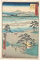 Mitsuke, Utagawa Hiroshige Japanese, Woodblock print; ink and color on paper, Japan