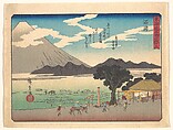 東海道五十三次 沼津, Utagawa Hiroshige Japanese, Woodblock print; ink and color on paper, Japan