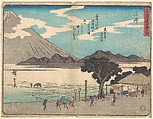 Numazu, Utagawa Hiroshige  Japanese, Woodblock print; ink and color on paper, Japan