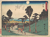 Akasaka, Utagawa Hiroshige  Japanese, Woodblock print; ink and color on paper, Japan