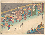 Kuwana, Utagawa Hiroshige  Japanese, Woodblock print; ink and color on paper, Japan