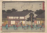 Mizukuchi, Utagawa Hiroshige  Japanese, Woodblock print; ink and color on paper, Japan