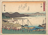 Otsu, Utagawa Hiroshige  Japanese, Woodblock print; ink and color on paper, Japan