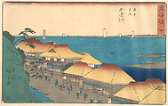 Kanagawa, Utagawa Hiroshige  Japanese, Woodblock print; ink and color on paper, Japan