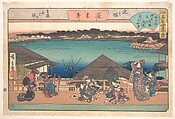 Ikeno Mata (Horai-ya), Utagawa Hiroshige  Japanese, Woodblock print; ink and color on paper, Japan