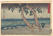 Hamamatsu, Utagawa Hiroshige  Japanese, Woodblock print; ink and color on paper, Japan