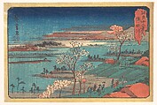 Gotenyama-no Hana, Utagawa Hiroshige Japanese, Woodblock print; ink and color on paper, Japan
