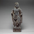 Standing Bodhisattva, probably Maitryeya (Buddha of the Future), Schist, Pakistan (ancient region of Gandhara)