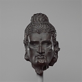 Head of the Fasting Siddhartha, Schist, Pakistan (ancient region of Gandhara)