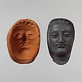 Mold for a Buddha's Head, Terracotta, Pakistan (ancient region of Gandhara)