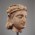 Monumental Bodhisattva Head, Stucco, Pakistan (ancient region of Gandhara)