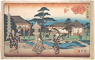 The Daikokuya at Mukojima, Utagawa Hiroshige  Japanese, Woodblock print; ink and color on paper, Japan
