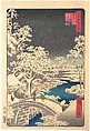 Ochanomizu, Utagawa Hiroshige Japanese, Woodblock print; ink and color on paper, Japan