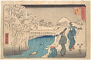 Meguro, Utagawa Hiroshige  Japanese, Woodblock print; ink and color on paper, Japan