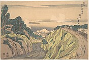 View of Ochanomizu in the Eastern Capital, Shōtei Hokuju 昇亭北寿 Japanese, Woodblock print; ink and color on paper, Japan