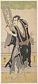 The 2nd Ichikawa Komazo, Katsukawa Shunkaku Japanese, Woodblock print; ink and color on paper, Japan
