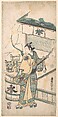 The Actor Oneo Kikugoro in the Role of Soga no Goro, Torii Kiyomasu I  Japanese, Woodblock print; ink and color on paper, Japan