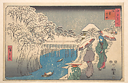 Ochanomizu, Utagawa Hiroshige  Japanese, Woodblock print; ink and color on paper, Japan