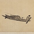 Fisherman, Wu Zhen (Chinese, 1280–1354), Handscroll; ink on paper, China