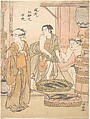 The Fish–monger, Torii Kiyonaga Japanese, Woodblock print; ink and color on paper, Japan