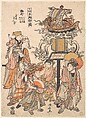 Childrens' Lantern Float, Kojimachi 1,2, 3-chome Block Association, Sanno Festival, Torii Kiyonaga Japanese, Woodblock print; ink and color on paper, Japan