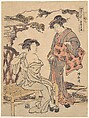 Print, Torii Kiyonaga  Japanese, Woodblock print; ink and color on paper, Japan