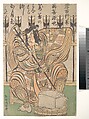 Ichikawa Danjūrō II in the Role of Soga Gorō from the Play "Yanone", Torii Kiyonaga Japanese, Woodblock print; ink and color on paper, Japan