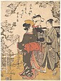 Drunk with Flowers, Torii Kiyonaga  Japanese, Woodblock print; ink and color on paper, Japan