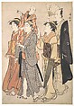 Ichikawa Danjūrō V and His Family, Torii Kiyonaga Japanese, Woodblock print; ink and color on paper, Japan