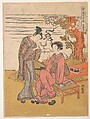 Sotoba; One of Seven Komachi, Isoda Koryūsai  Japanese, Woodblock print; ink and color on paper, Japan