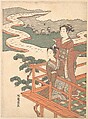 Print, Isoda Koryūsai  Japanese, Woodblock print; ink and color on paper, Japan