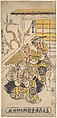 Ogino Isaburo as Asamajiro; Sanogawa Ichimatsu as Fujitaro, Torii Kiyonobu I  Japanese, Woodblock print; ink and color on paper, Japan