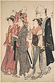Ichikawa Danjuro V and His Family, Torii Kiyonaga Japanese, Woodblock print; ink and color on paper, Japan