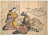 Print, Torii Kiyonobu I  Japanese, Woodblock print (hand-colored); ink and color on paper, Japan