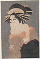 Matsumoto Yonesaburo as Kewaizaka no Shosho in the Play "Katakiuchi Noriyaibanashi", Tōshūsai Sharaku Japanese, Woodblock print; ink and color on paper, Japan
